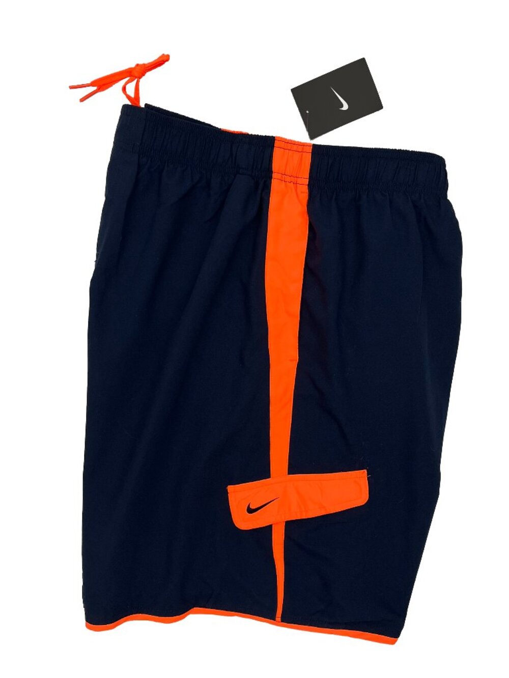 Nike NEW NWT Blue Orange Swim Board Mesh Lined Shorts Trunks Mens XXL 2XL 2X